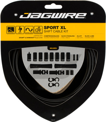 Jagwire Set de cables de cambios Sport XL - black