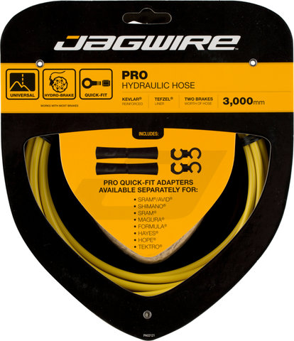 Jagwire Conduite de Frein Mountain Pro Hydraulic Hose - yellow/3000 mm