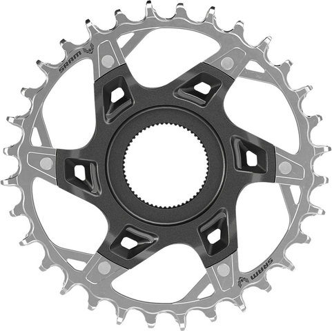 SRAM Kettenblatt T-Type XX Eagle Transmission Direct Mount für Fazua - black-silver | 32 Z | 32