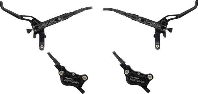 Trickstuff Maxima Black Front+Rear Set Disc Brake with Steelflex Hose - black/Set/left/right (side-specific)