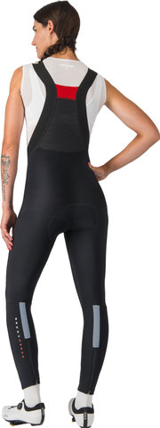Castelli Culotte térmica con tirantes Sorpasso RoS para damas - black silver reflex | M