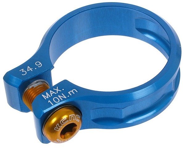 MTB QR SC11 Sattelklemme - blau/34,9 mm
