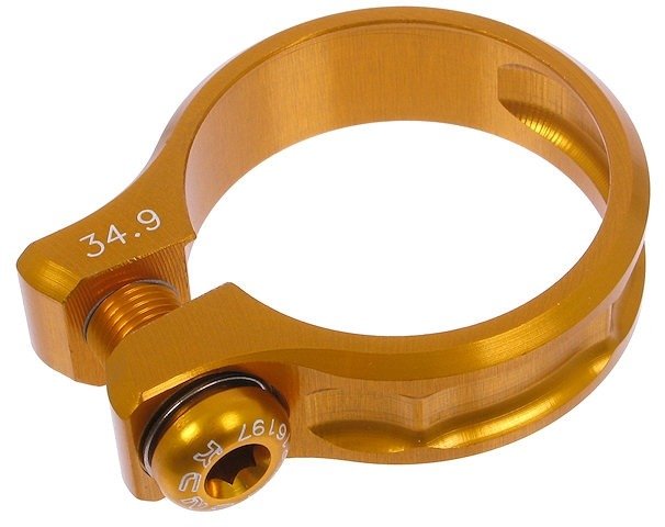 Abrazadera de sillín MTB QR SC11 - gold/34,9 mm