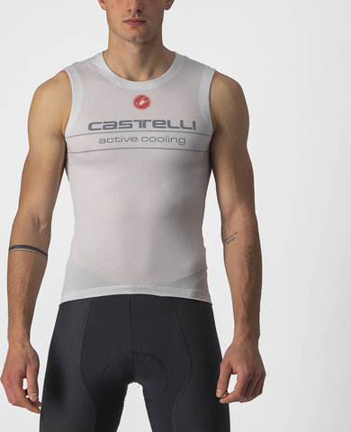 Castelli Camiseta interior Active Cooling Sleeveless - silver gray | M