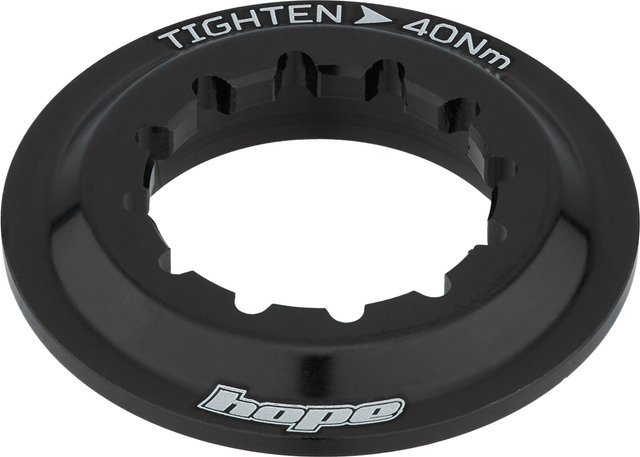 Hope Centre Lock Lockring w/ Internal Gearing - black
