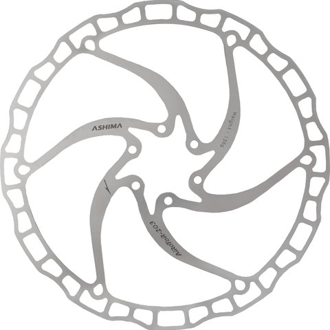 ASHIMA AiRoToR ARO-08 6-Bolt Brake Rotor - silver/203 mm