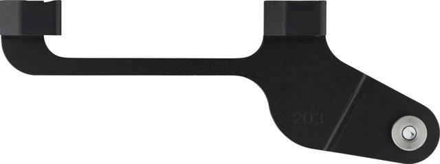 Rohloff Fat Bike Disc Brake Adapter for 203 mm Rotors - black/203 mm/Post Mount