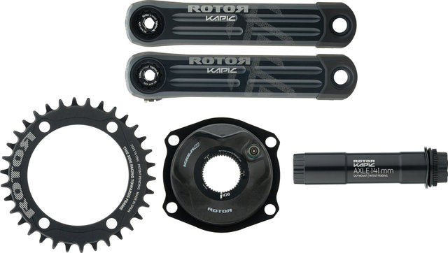 Rotor Manivelle powermeter INspider VTT KAPIC CL52 - noir/175,0 mm/34