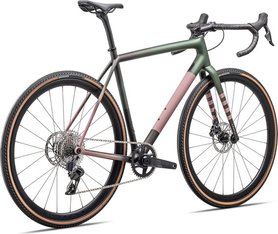 Specialized Crux Expert 28" Gravel Bike - satin cypress metallic-doppio-dusky pink-champagne/28"/M
