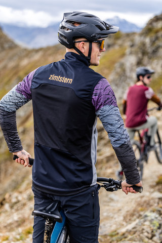 Zimtstern Chaleco Trailstar Light Vest - glacier grey pirate black | M