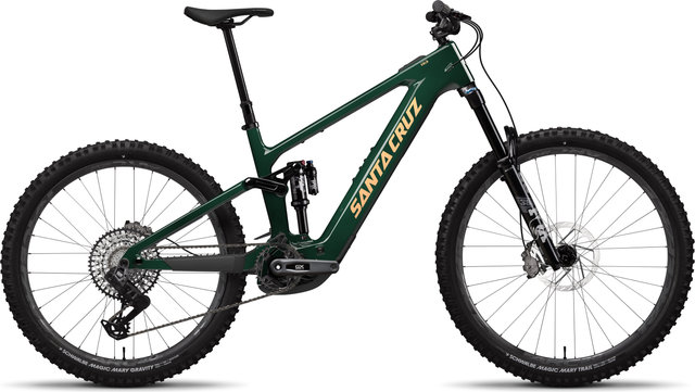 Santa Cruz Vala 1 C GX AXS Mixed E-Mountain Bike - midnight green/L/29" (front), 27.5" (rear)/160 mm/160,0 mm