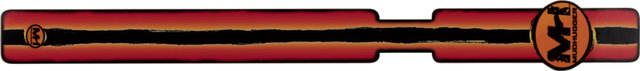 Mudhugger Front Long Mudguard Decal - red/universal