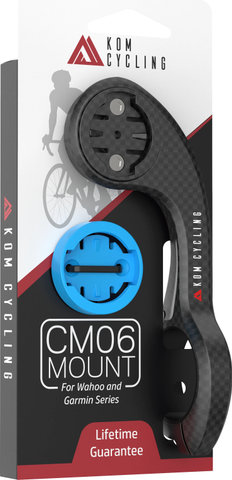 KOM Cycling soporte para ciclocomputador CM06 Quick Release GoPro - carbono