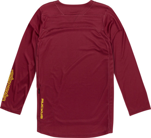 Troy Lee Designs Maillot Ruckus 3/4 - spun oxblood/M