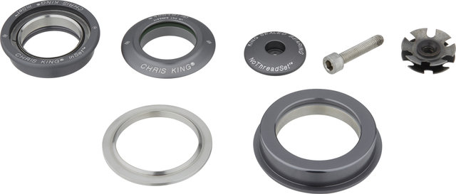 Chris King Juego de dirección InSet i2 ZS44/28,6 - ZS56/40 GripLock - matte slate/1 1/8" - 1,5" tapered/ZS44/28,6 - ZS56/40