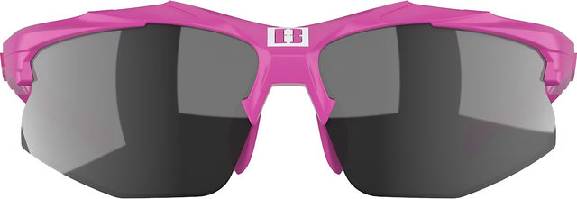Bliz Lunettes de sport Hybrid Small - matte rose/smoke-silver