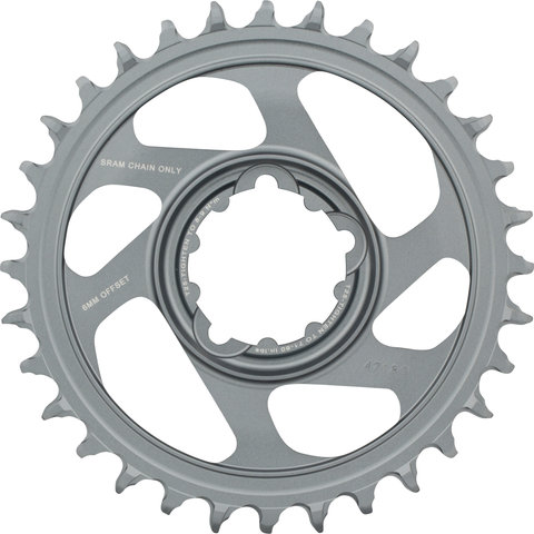 SRAM Chainring X-Sync 2 Direct Mount 6 mm for X01/XX1/GX Eagle - polar grey/32 
