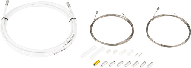 Jagwire Set de Câble de Vitesses 2X Sport - blanc