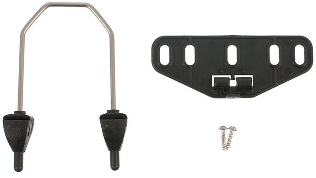 SKS Rear Light Mounting Kit for Mudguards - black/45 mm