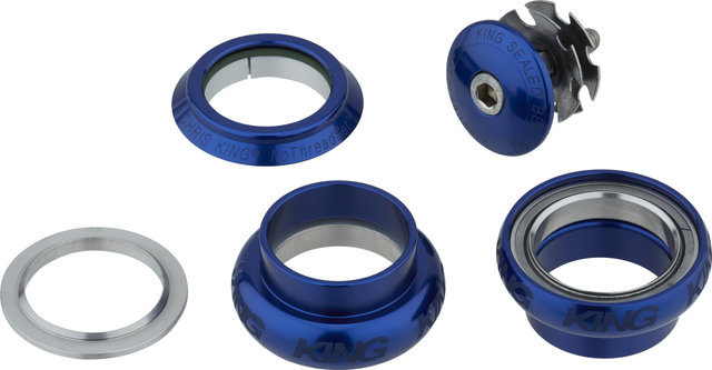 Chris King Jeu de Direction NoThreadSet Sotto Voce EC34/28,6 - EC34/30 GripLock - navy/1 1/8"/EC34/28,6 - EC34/30