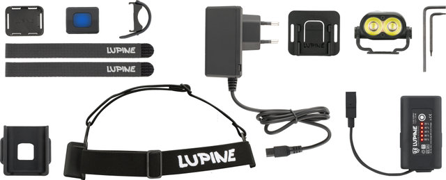 Lupine Piko All-in-One LED Head and Helmet Light - black/2100