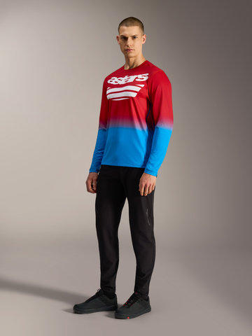 alpinestars A-Dura Astars 2.0 L/S Trikot - red-bright blue | S