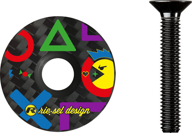 rie:sel design Capuchon de Direction stem:cap 1 1/8" - gaming