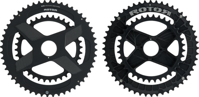 Rotor Pédalier avec capteur de puissance INpower 2 vitesses rond - noir/172,5 mm/36-52