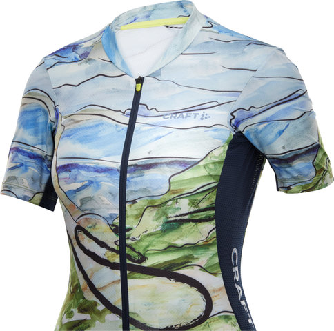 Craft Adv Endurance Graphic Damen Jersey - blaze-free/S