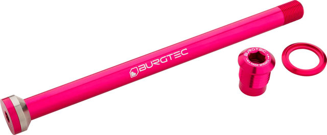 Burgtec 173 mm Thru Axle Rear for Canyon - toxic barbie pink/148 mm