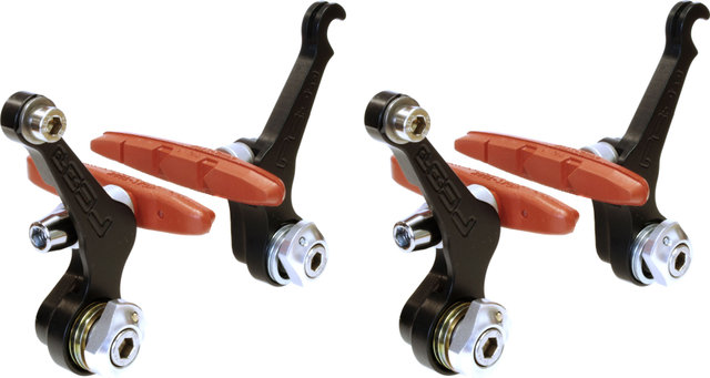 PAUL Touring Cantilever Short Pull v+h Set Felgenbremse - black/Set