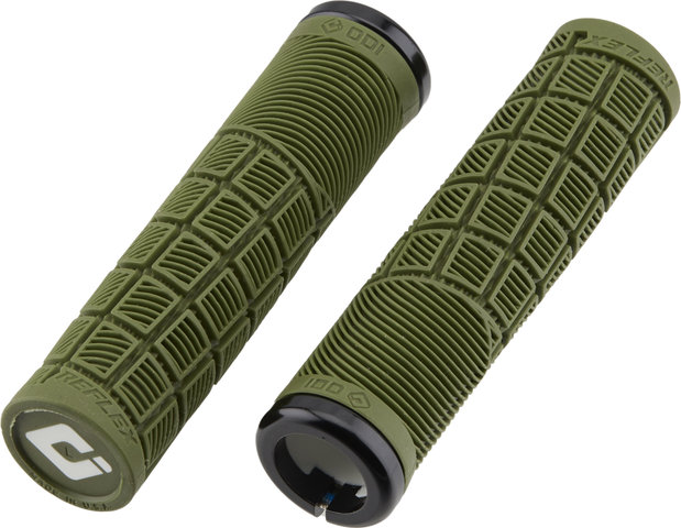 ODI Reflex Lock-On Handlebar Grips - army green/135 mm
