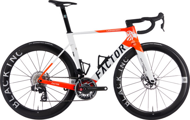 Factor OSTRO V.A.M 2.0 Disc Lionspeed Limited Red Carbon 28" Rennrad - lionspeed/M/28"/170,0 mm/48 mm