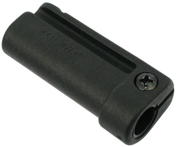 Bügelklemme lang - schwarz/11 mm / rund