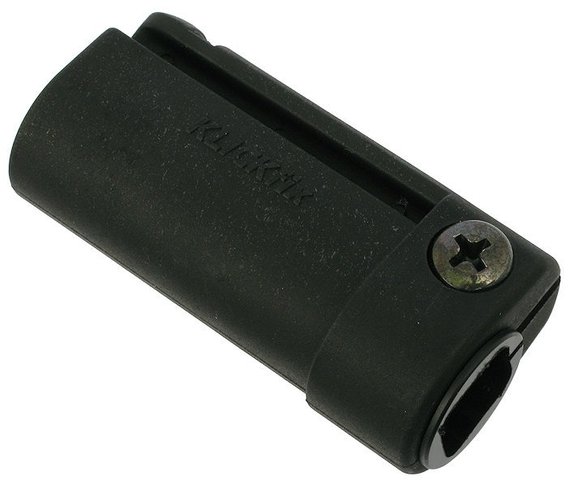 Bügelklemme lang - schwarz/13 mm / eckig