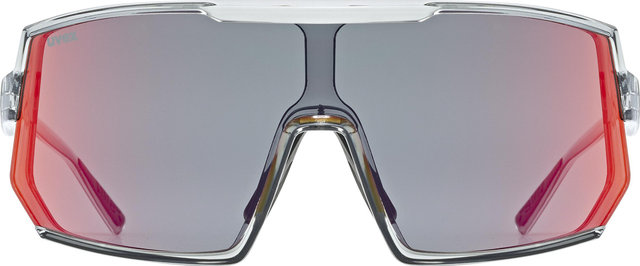 uvex lunettes de sport sportstyle 235 - smoke-transparent/mirror red