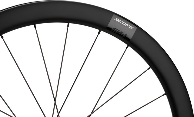 Scope Cycling Juego de ruedas S4 Disc Center-Lock 28'' - black | 142 mm | 100 mm | 28" | SRAM XDR