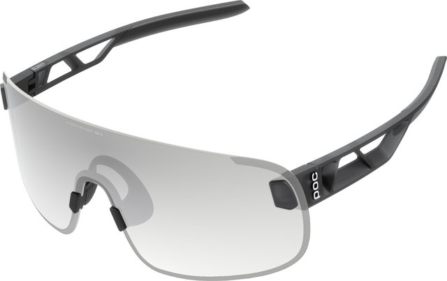 POC Lunettes de sport photochromiques Elicit - translucent black | clarity photochromic-changeable grey