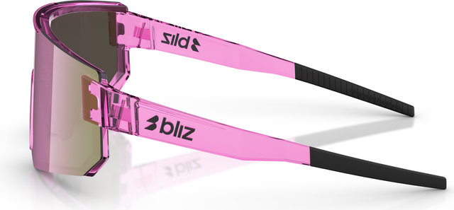 Bliz P005 Small Sports Glasses - transparent pink | brown-rose multicolor