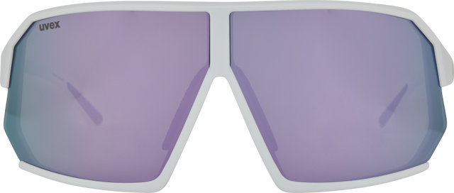 uvex Lunettes de Sport sportstyle 237 - white mat/mirror lavender
