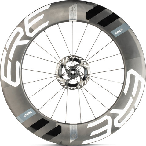 ERE Research Genus AE92-D Carbon Disc Center Lock TT 28" Vorderrad - black-black/Non Boost/28"