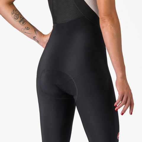 Castelli Culotte térmica con tirantes Sorpasso RoS para damas - black silver reflex | M