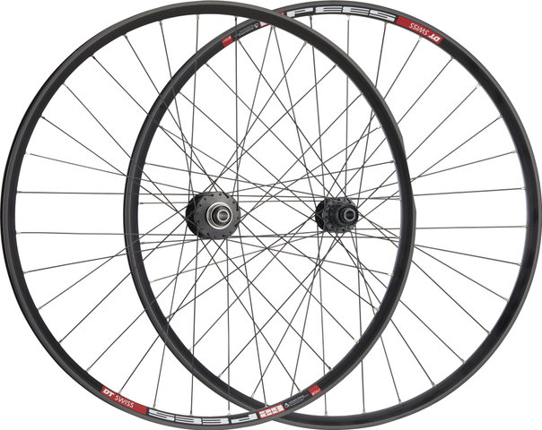 bc basic Urban Deore Center Lock Disc DT Swiss 533D 28" Wheelset - black | 28" Set (Front 15x100 Dynamo + Rear 12x142) Shimano