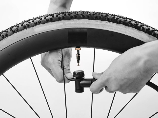 Topeak Válvula TurboFlow + Kit RapidHead - black | Válvula Presta (SV)