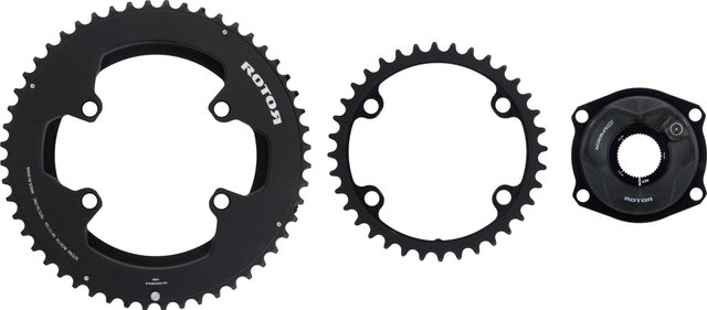 Rotor INspider ALDHU Carbon Powermeter Crankset - black/172,5 mm