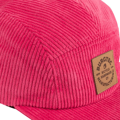Burgtec Bandit Corduroy Five Panel Kappe - toxic barbie/one size