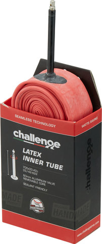 Challenge Chambre à air Latex Cross/Gravel - rouge/Valve Presta (SV)/33-622 à 42-622/60 