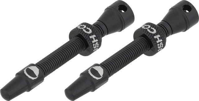 CushCore Tubeless Ventil 44 mm 2er-Set - black/SV