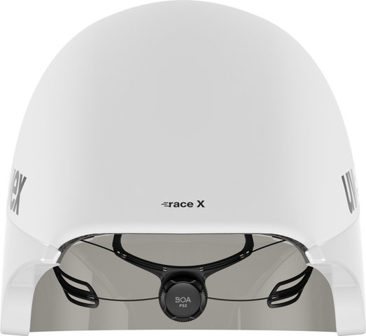 uvex Casco ultimate race X - white mate | 53 - 58 cm