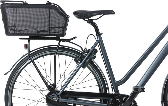 Basil Cento Tech Fibre Northern Light Bicycle Basket - black